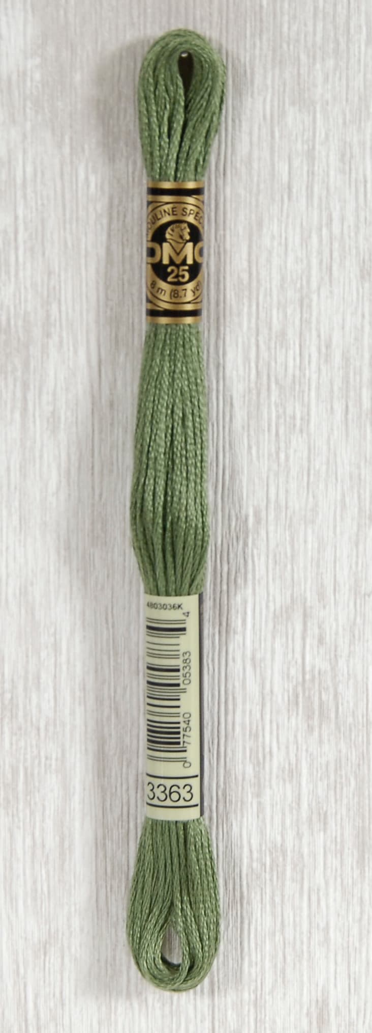 DMC Mouliné Spécial 25 Broderigarn - Färg 3363