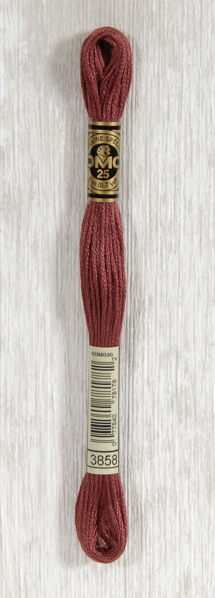 DMC Mouliné Spécial 25 Broderigarn - Färg 3858