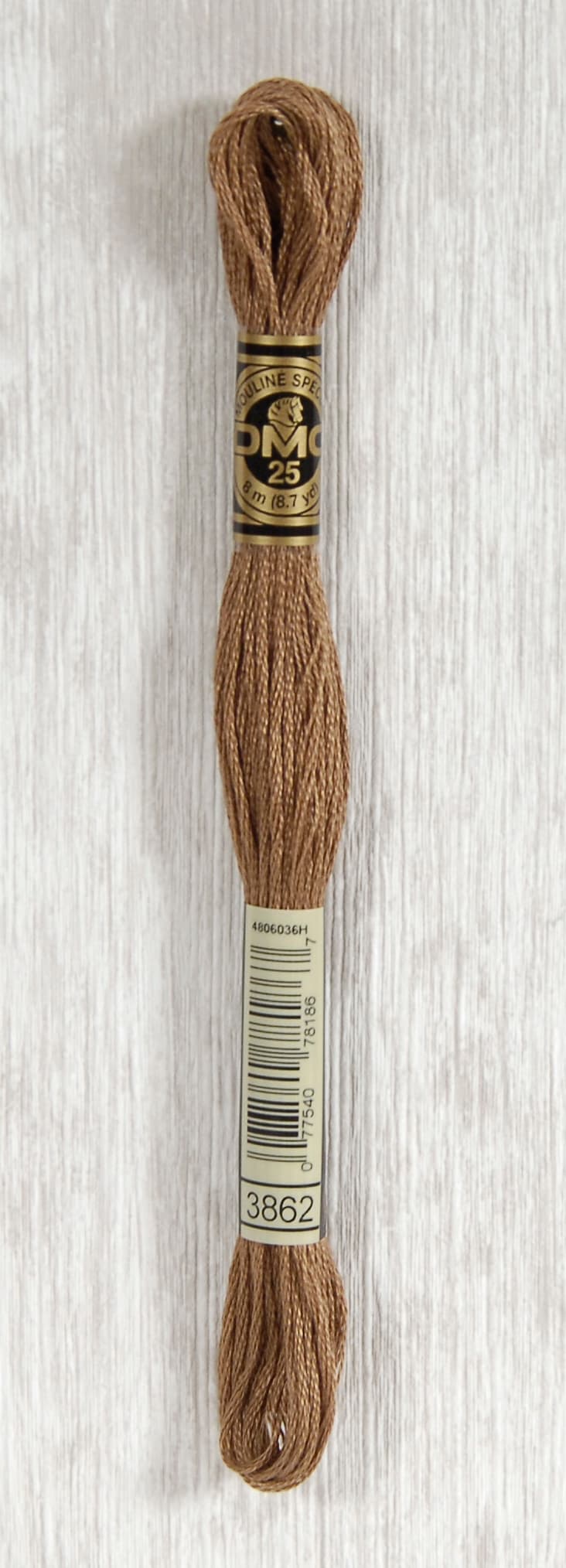 DMC Mouliné Spécial 25 Broderigarn - Färg 3862