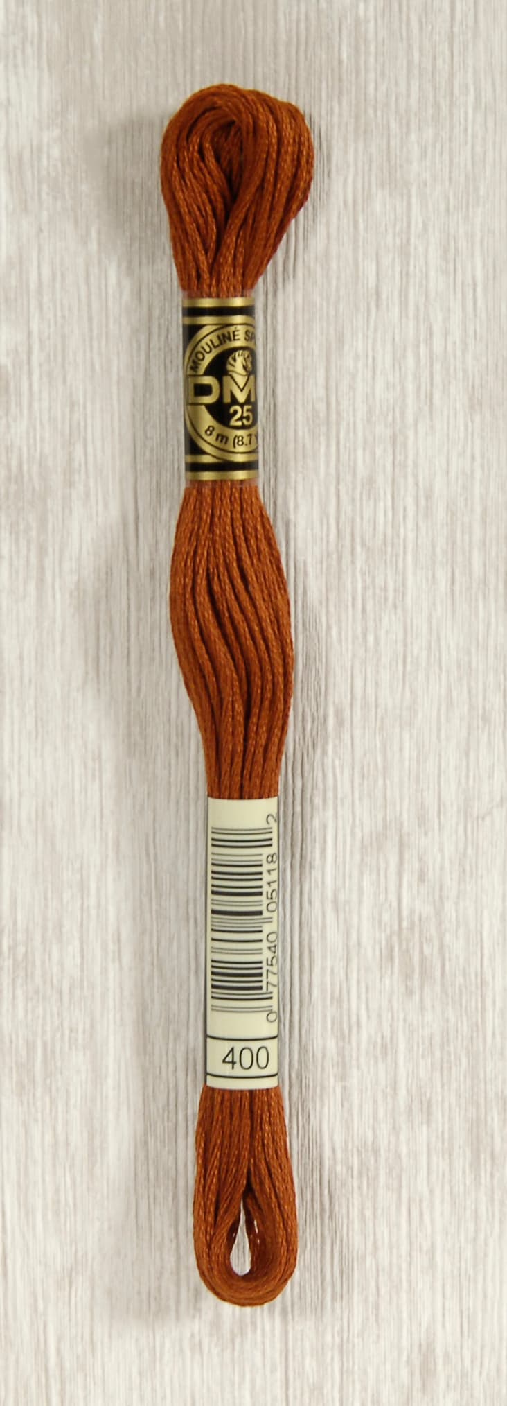 DMC Mouliné Spécial 25 Broderigarn - Färg 400