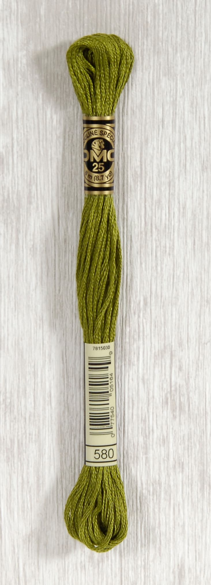 DMC Mouliné Spécial 25 Broderigarn - Färg 580