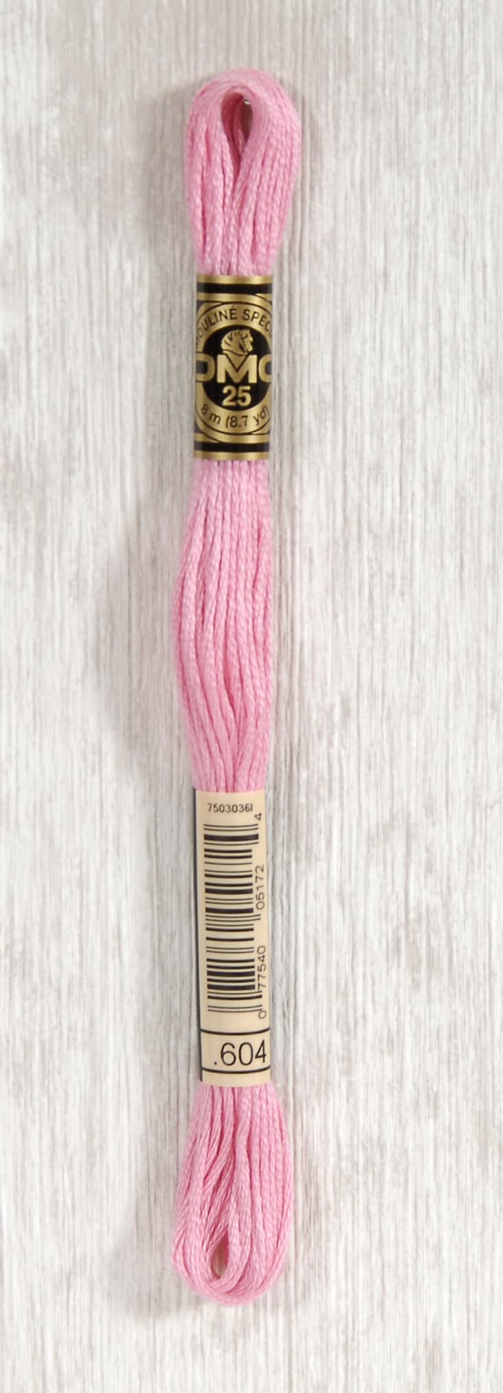 DMC Mouliné Spécial 25 Broderigarn - Färg 604