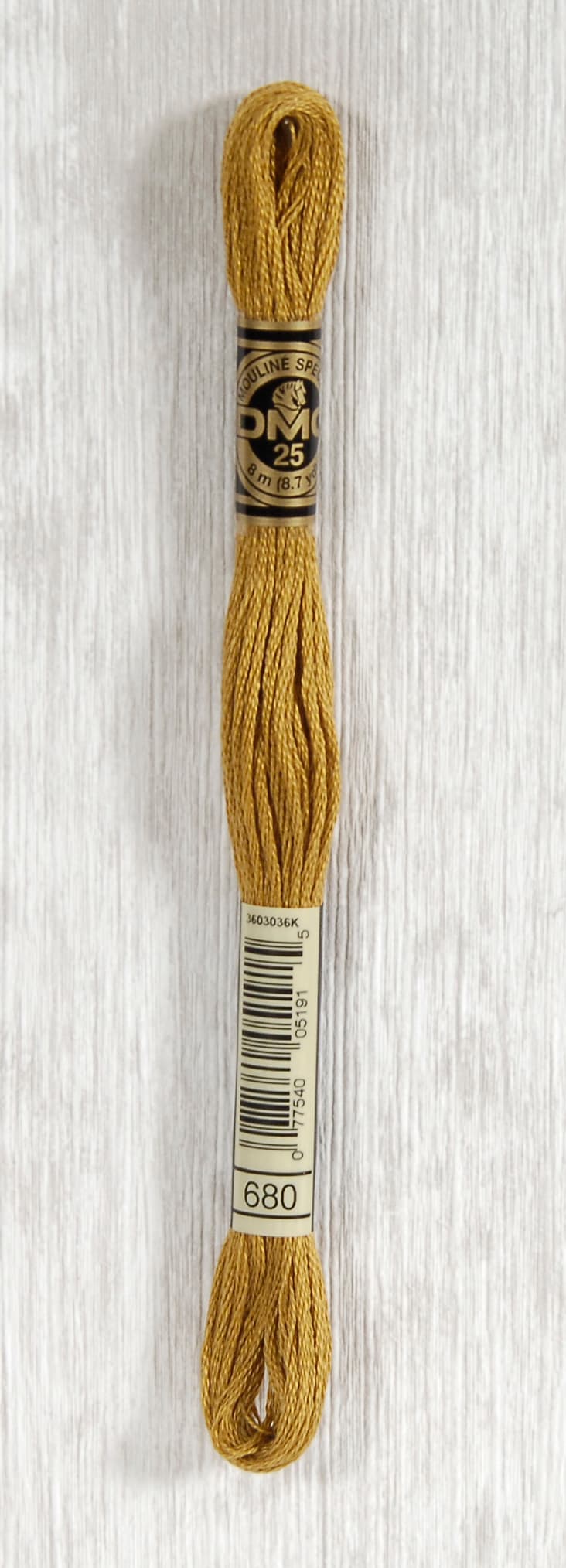 DMC Mouliné Spécial 25 Broderigarn - Färg 680
