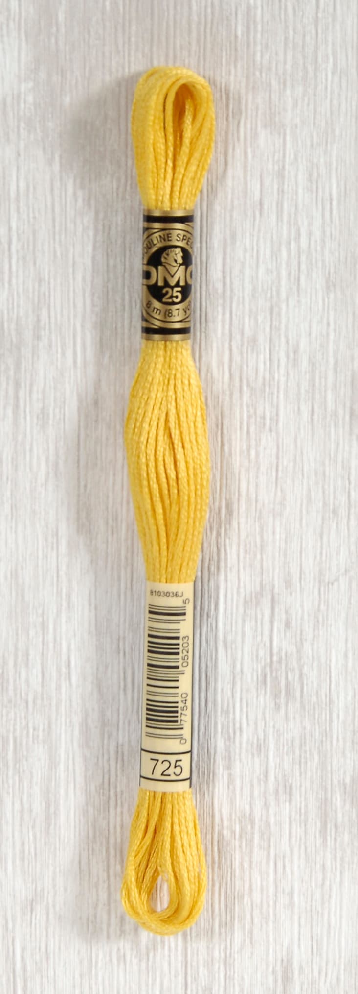 DMC Mouliné Spécial 25 Broderigarn - Farve 725