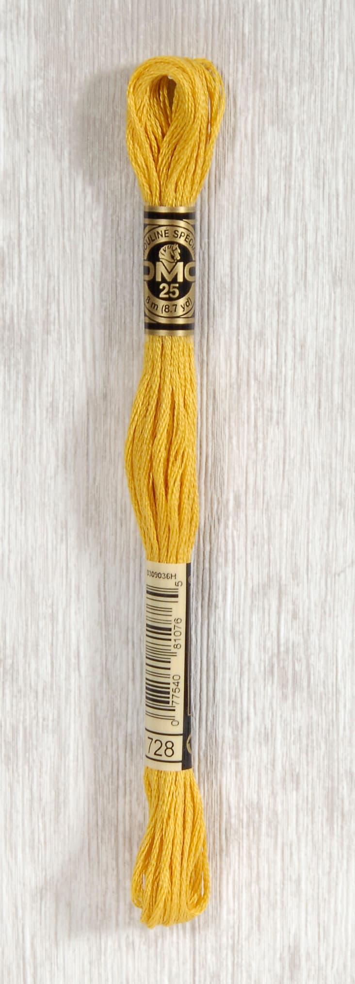 DMC Mouliné Spécial 25 Broderigarn - Färg 728