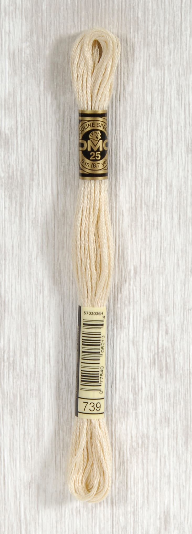 DMC Mouliné Spécial 25 Broderigarn - Färg 739