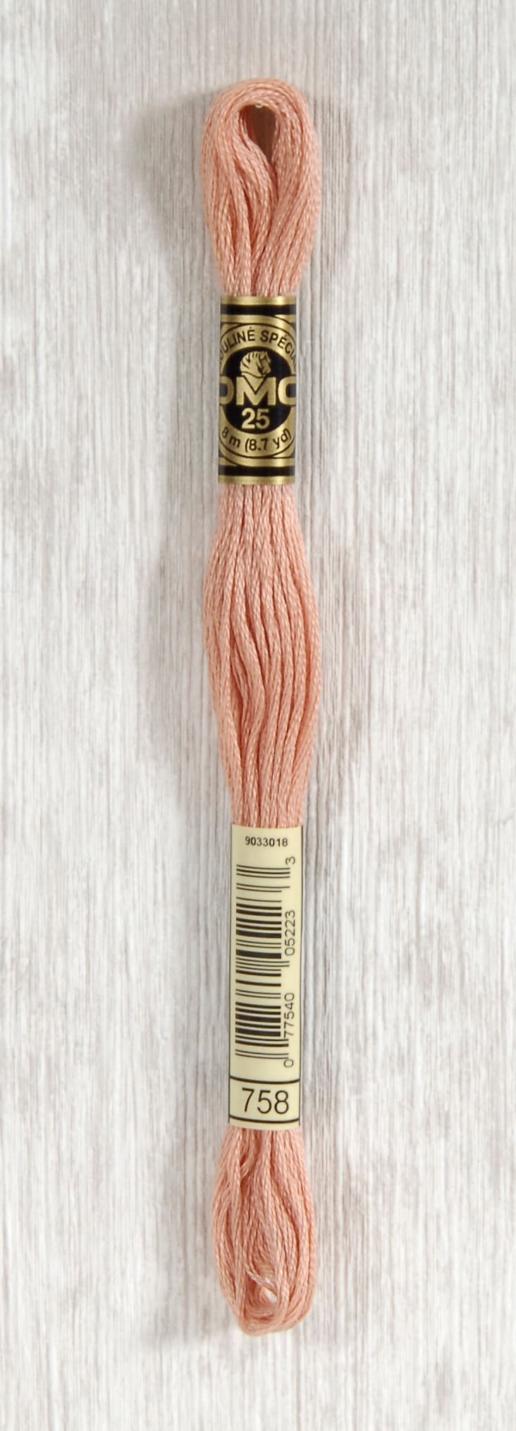 DMC Mouliné Spécial 25 Broderigarn - Färg 758