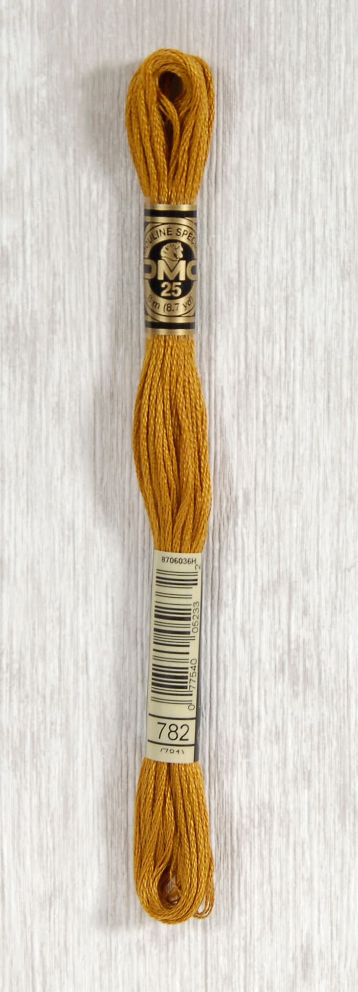 DMC Mouliné Spécial 25 Broderigarn - Färg 782