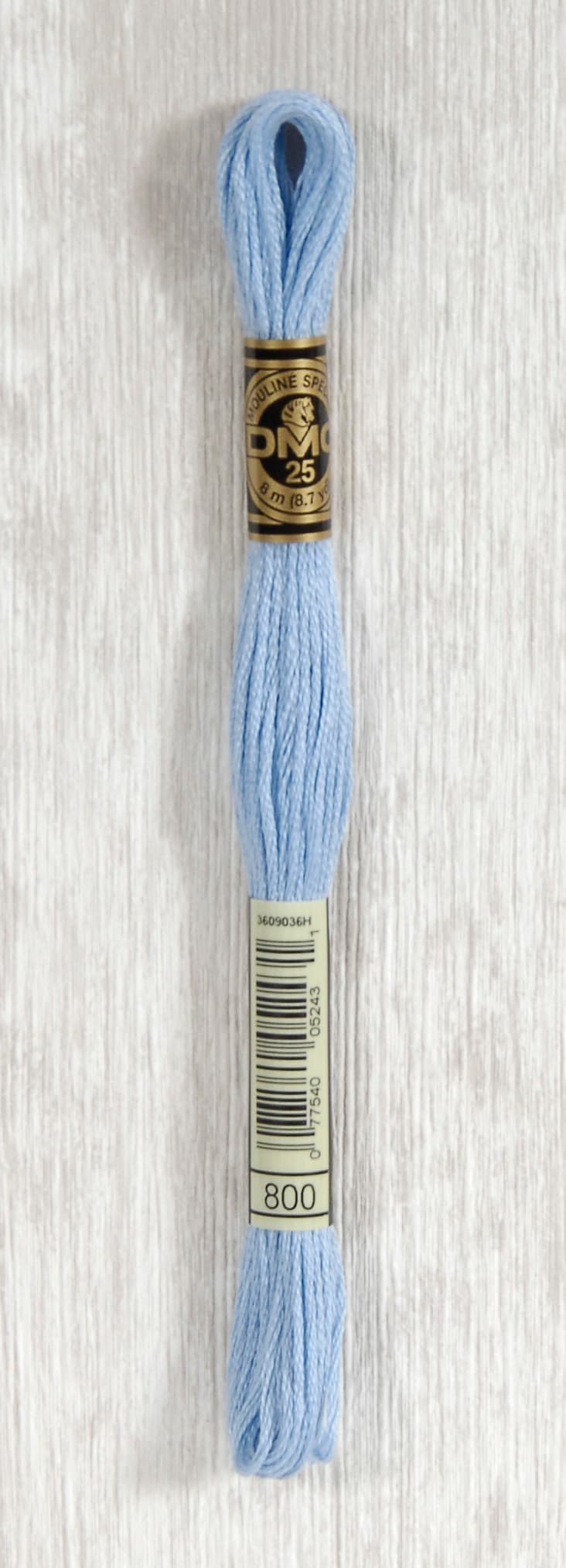 DMC Mouliné Spécial 25 Broderigarn - Färg 800