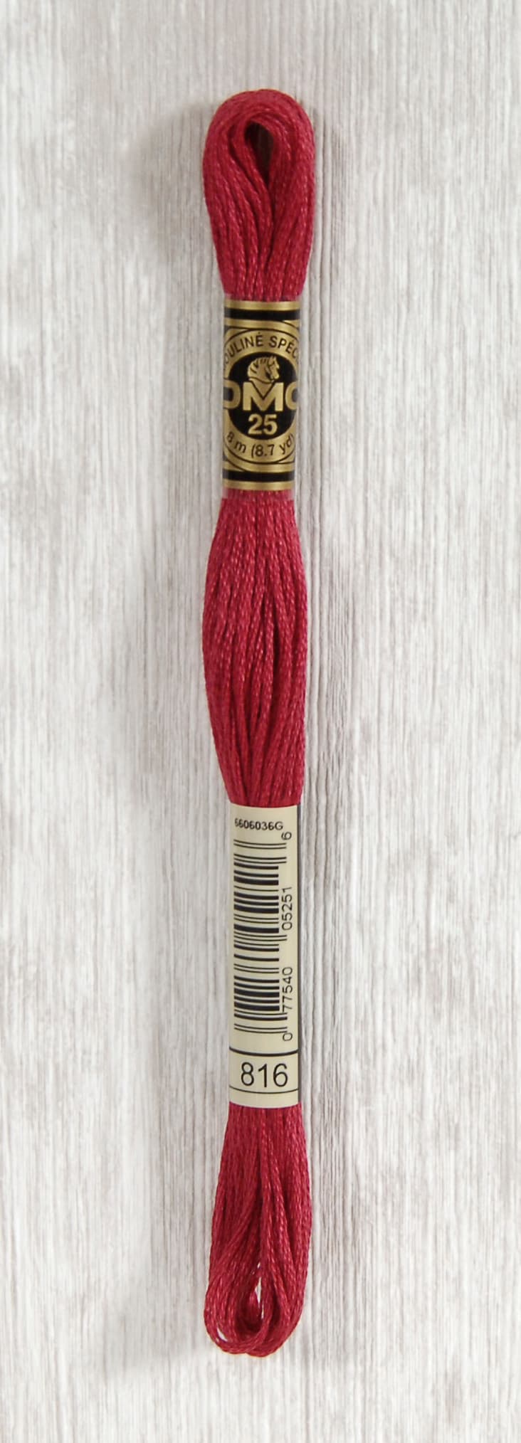DMC Mouliné Spécial 25 Broderigarn - Färg 816