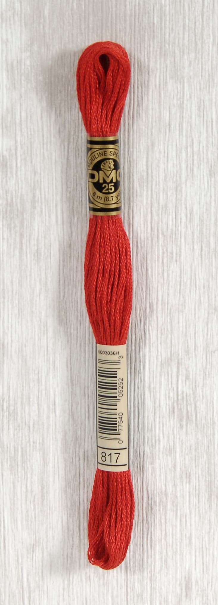 DMC Mouliné Spécial 25 Broderigarn - Färg 817