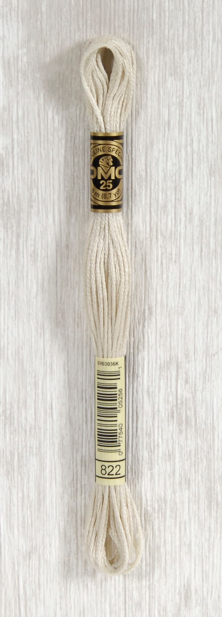 DMC Mouliné Spécial 25 Broderigarn - Färg 822