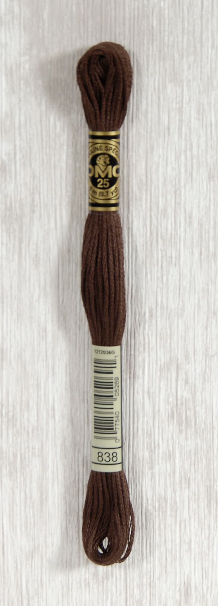 DMC Mouliné Spécial 25 Broderigarn - Färg 838