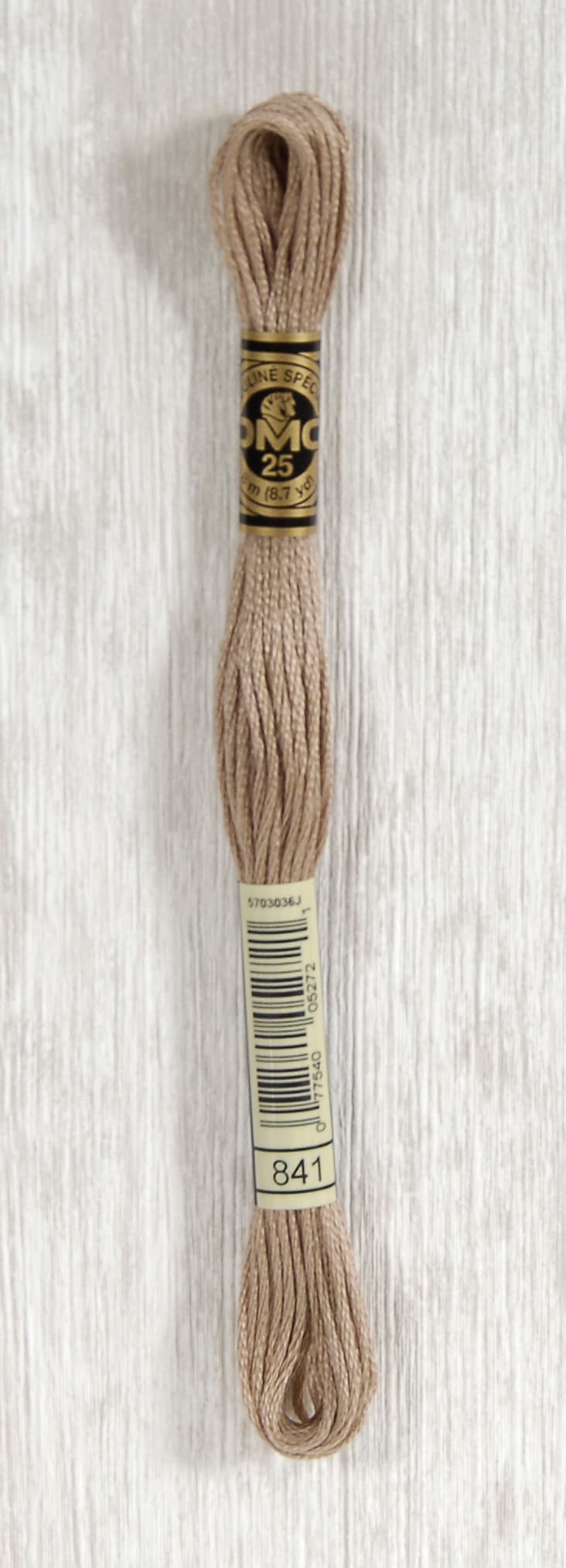 DMC Mouliné Spécial 25 Broderigarn - Färg 841