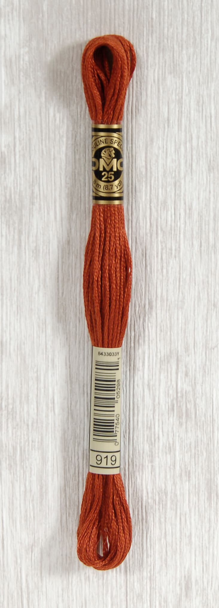 DMC Mouliné Spécial 25 Broderigarn - Färg 919