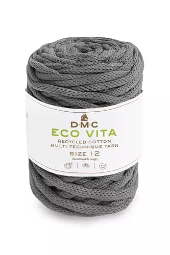Garn DMC Eco Vita 12 250 G Fv 12 Grå