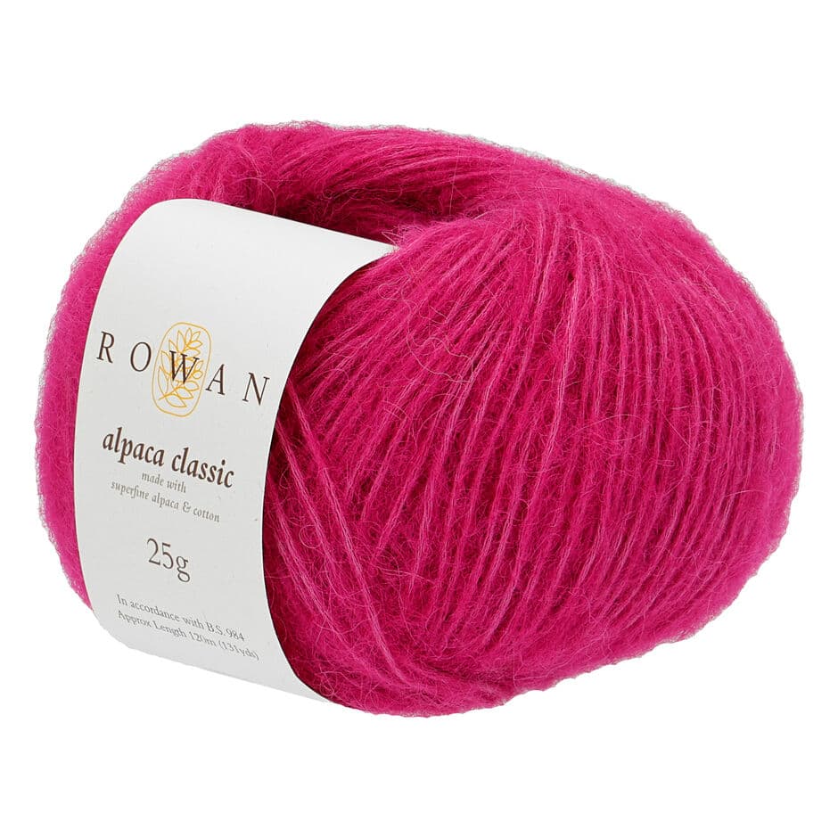 Rowan Alpaca Classic fv 124 Rosa läppar