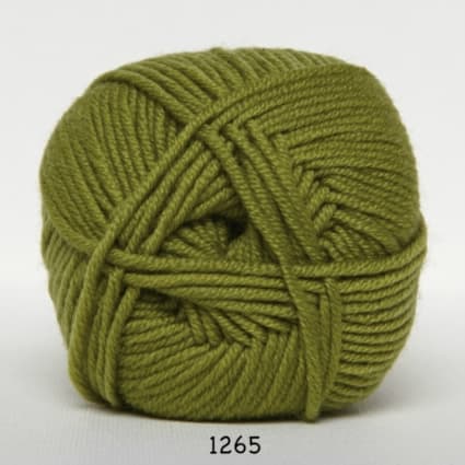 Hjertegarn Extrafine Merino 90 Garn - Uldgarn - 1265 Limegrön