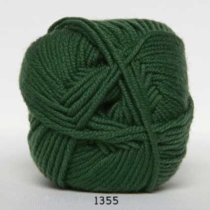 Hjertegarn Extrafine Merino 90 Garn - 1355 Mellemgrön