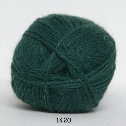 Hjerte Alpaca - Alpaca ullgarn - fv 1420 Mørk Grön