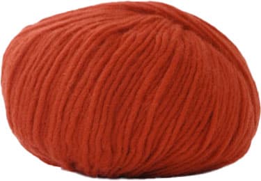Hjertegarn Incawool  - ullgarn - fv 1536 Rust röd