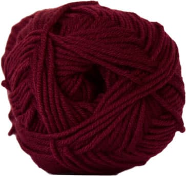 Hjertegarn Merino Cotton - fv 1726 Vinröd