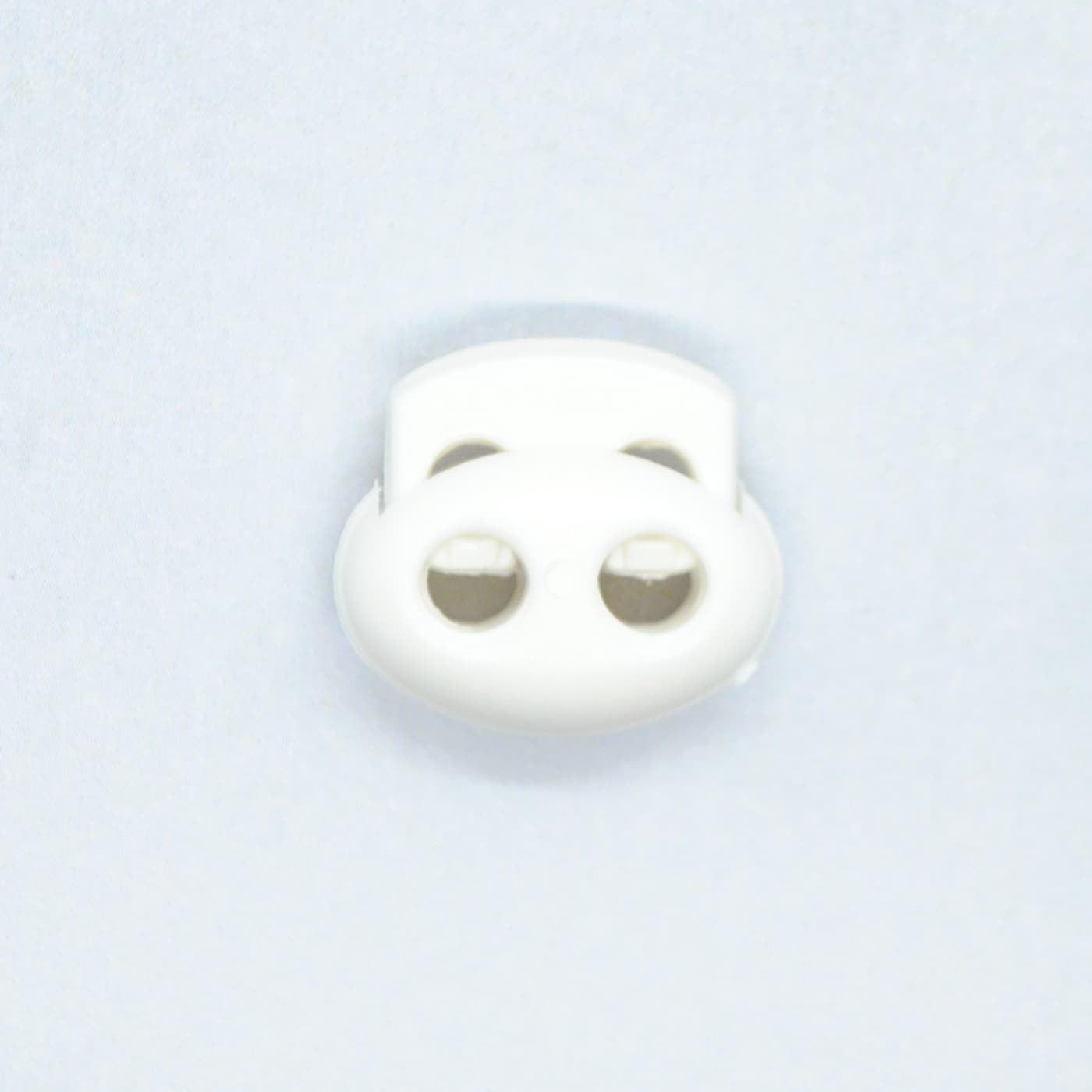 SNÖRSTOPP DUBBEL VIT 4 mm Hål - 1849-0012