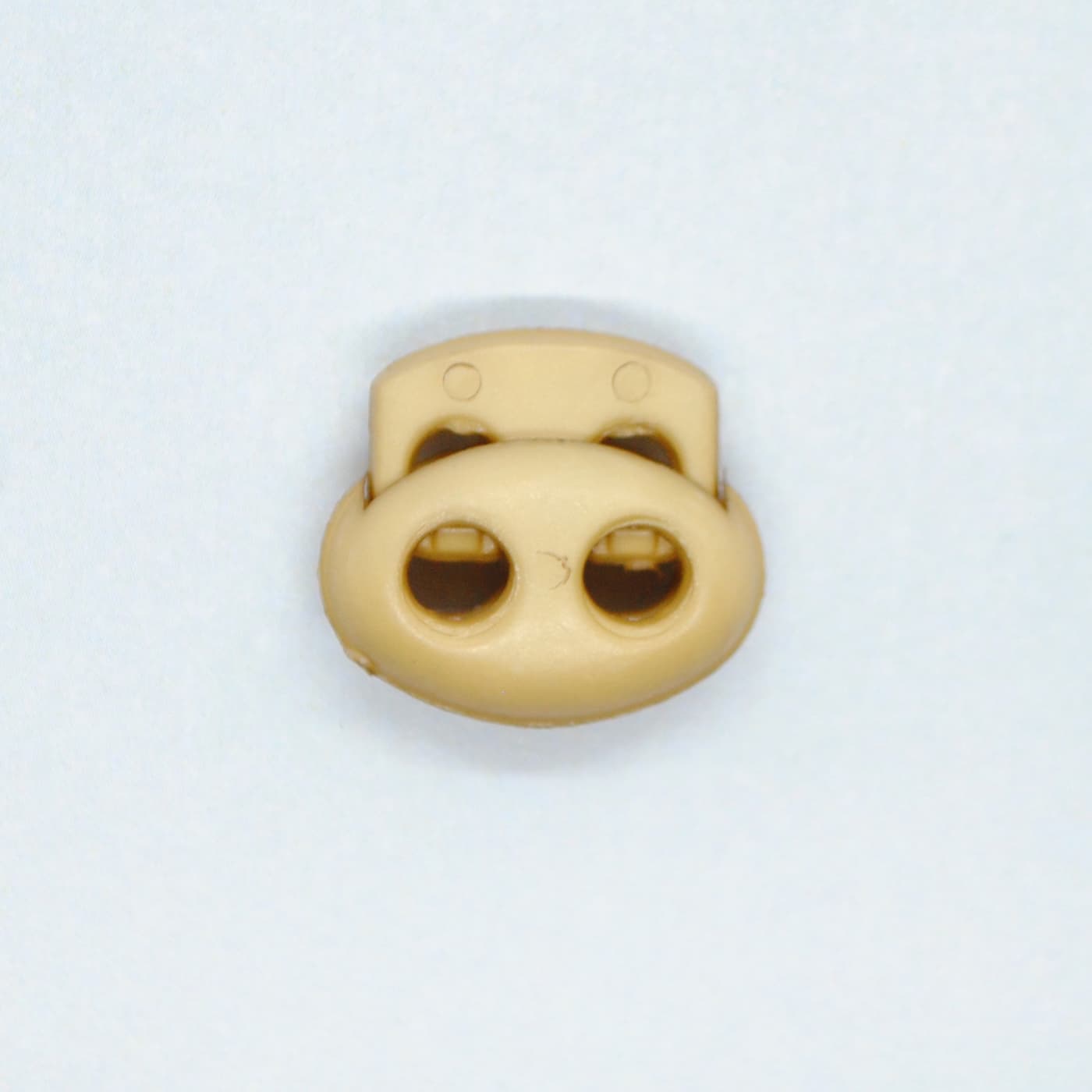 SNÖRSTOPP DUBBEL BEIGE 4 mm Hål - 1849-0016