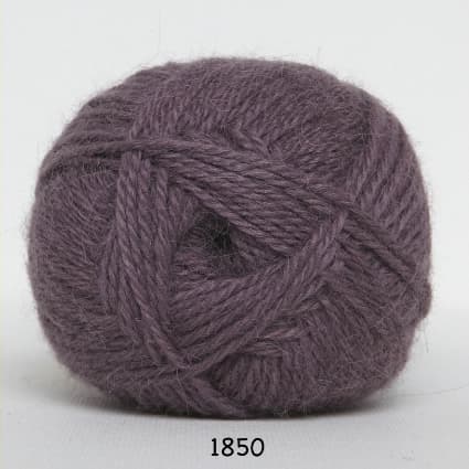 Hjerte Alpaca - Alpaca ullgarn - fv 1850 Mørk Gammal Rosa