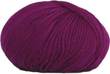 Hjertegarn Incawool  - ullgarn - fv 1890 Mörk Pink