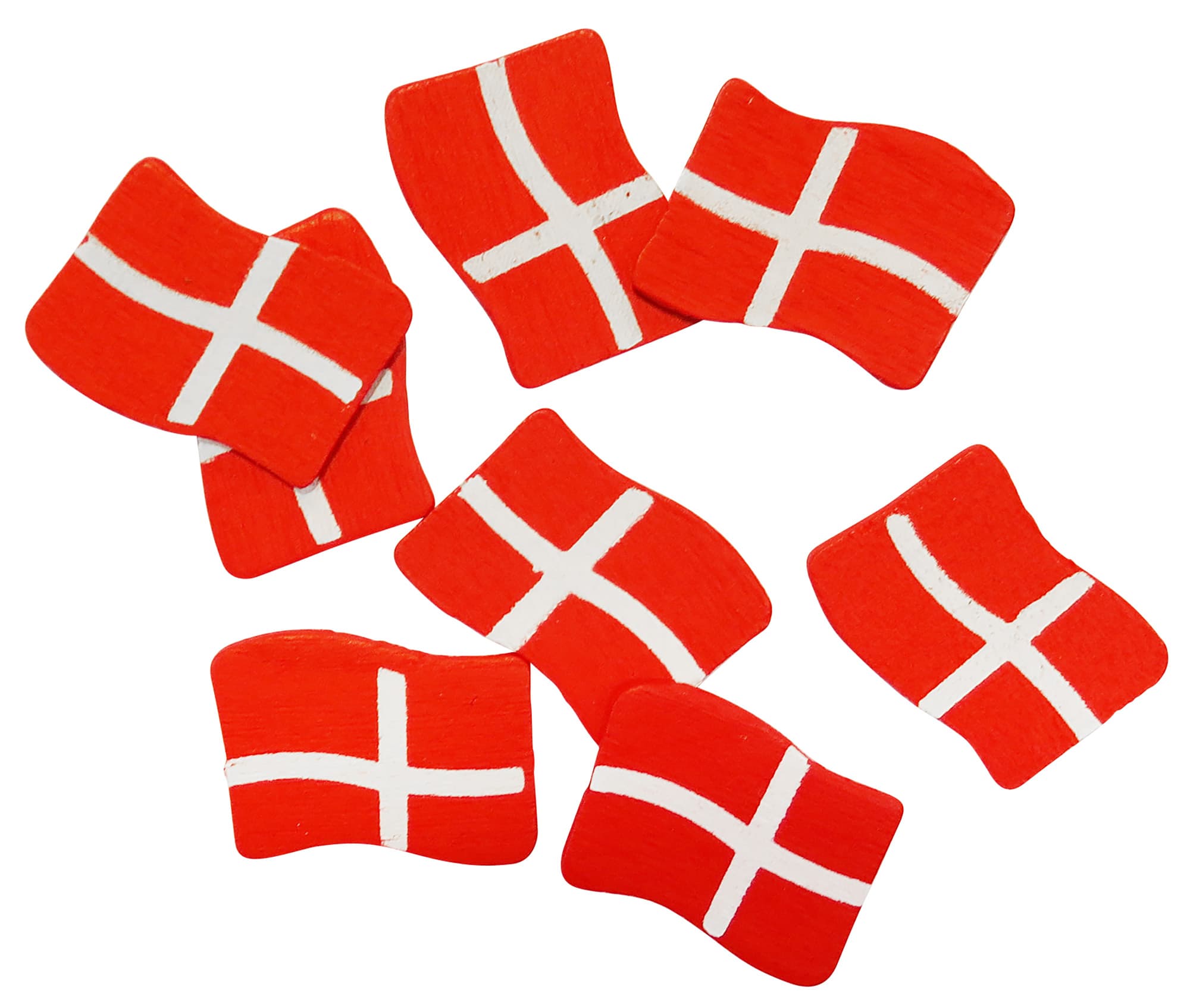 Träflagga 45 st Danska
