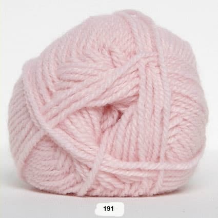 Akrylgarn - Jette Akrylgarn Hjertegarn - fv 191 Baby Ljus röd