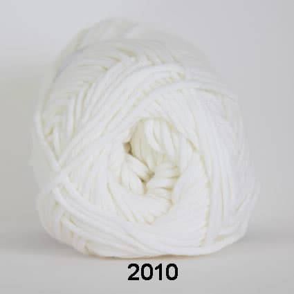 Cotton 8/8 Hjertegarn - fv 2010 Rå Vit
