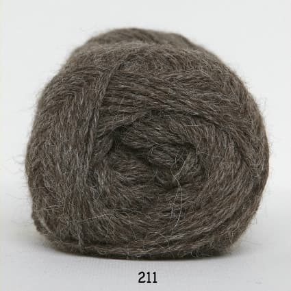 Hjerte Alpaca - Alpaca ullgarn - fv 211 Mellan Brun