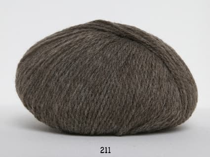 Hjerte Fine Highland Wool - ullgarn - Hjertegarn - fv 211 Ljus Brun