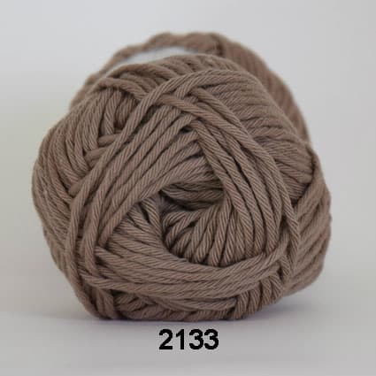 Cotton 8/8 Hjertegarn - fv 2133 Mellan Brun