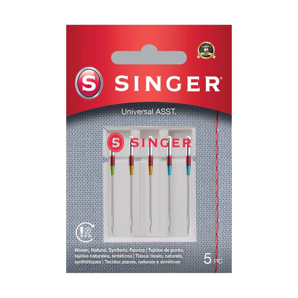 SINGER Universalnålar Blandade Storlekar 5-pack