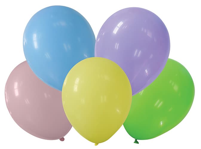 Ballonger - 30 st Latex 23 cm Pastell - 253028