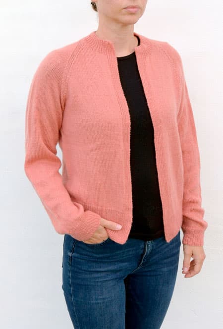 Brushed Armonia Cardigan stickmönster 2558 Jette Borstad Armonia Cardigan 2558 Jette Endast stickmönster