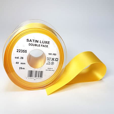 Satinband/Silkesband - Melon färgad satinband -nr 26 40 mm