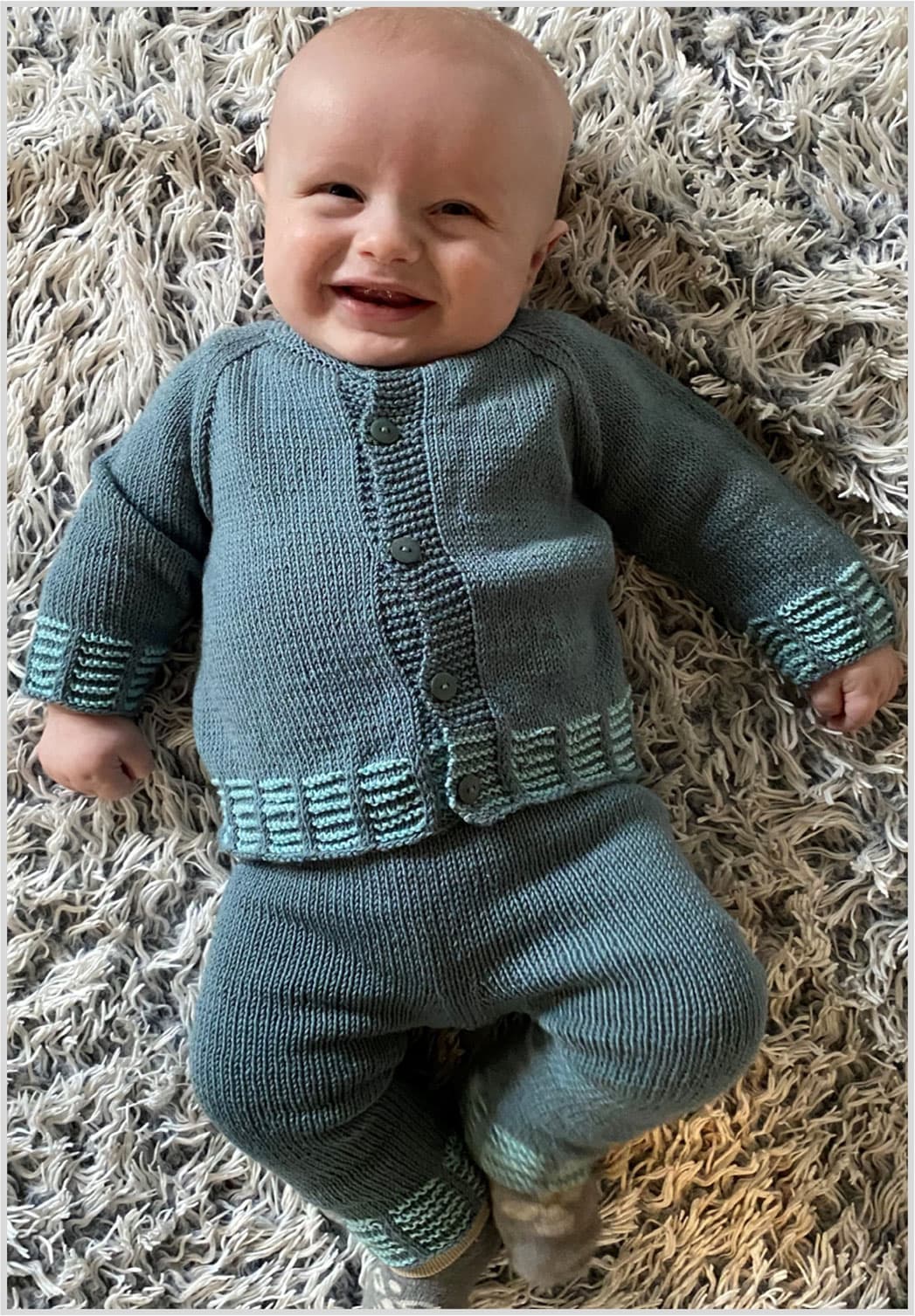 Baby stickmönster Nohr 2604 Med Lana bomullsgarn i 24 månader
