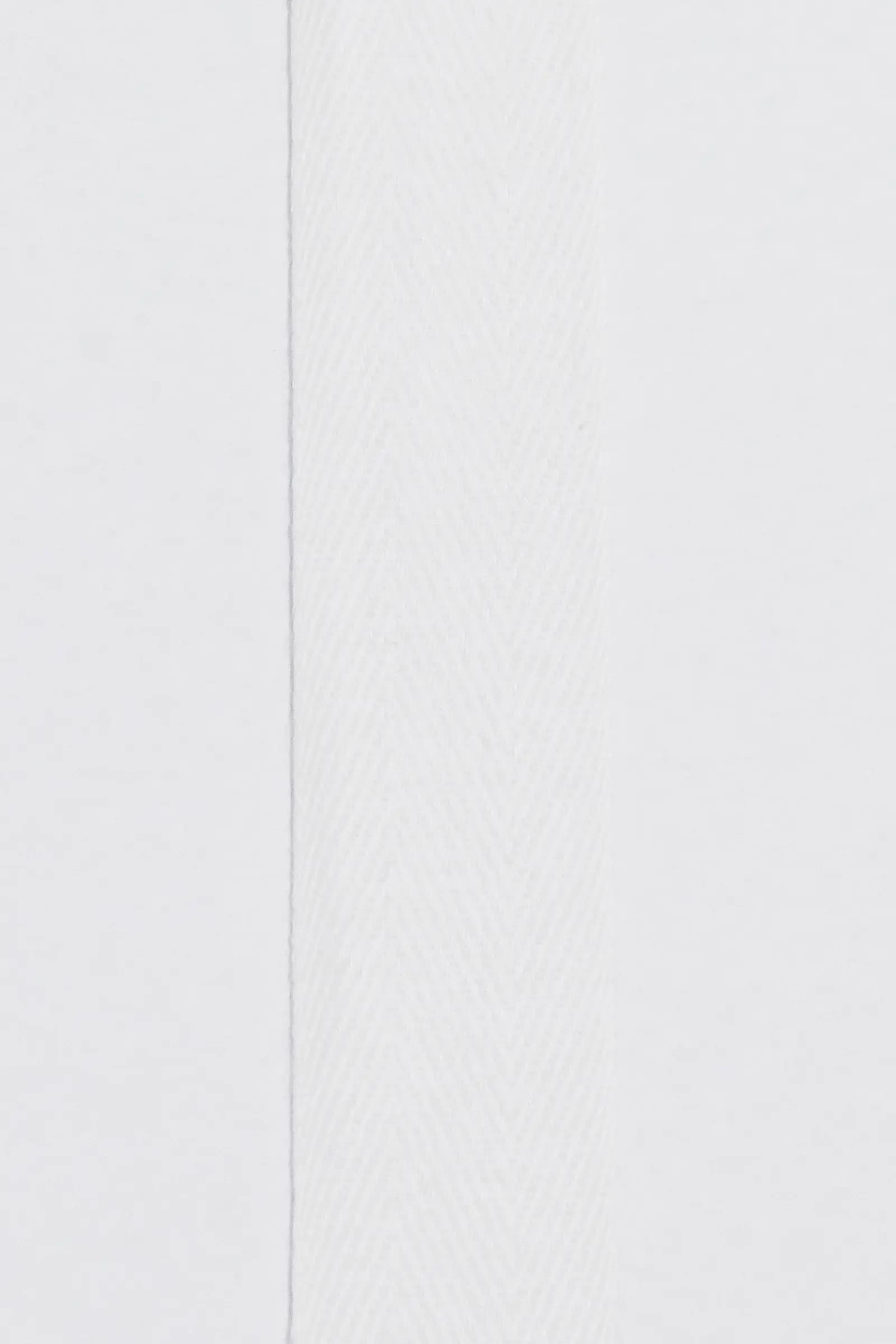 Fiskbensvävt bomullsband 30 mm 30527- 0100 Vit