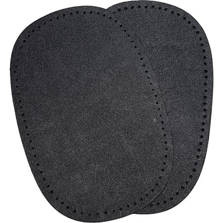 Reparationslapp - Armbägelappar/Knälappar Imiterad läder Svart  2 st 10 x 15 cm - 0090