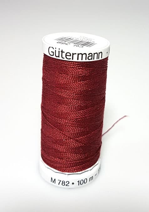 Gütermann -  Extra stark sytråd - 369 Mörk Bourdeaux