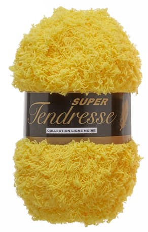 Lammy Yarn Super Tendresse Teddybjörnsgarn Fv 372 Gul
