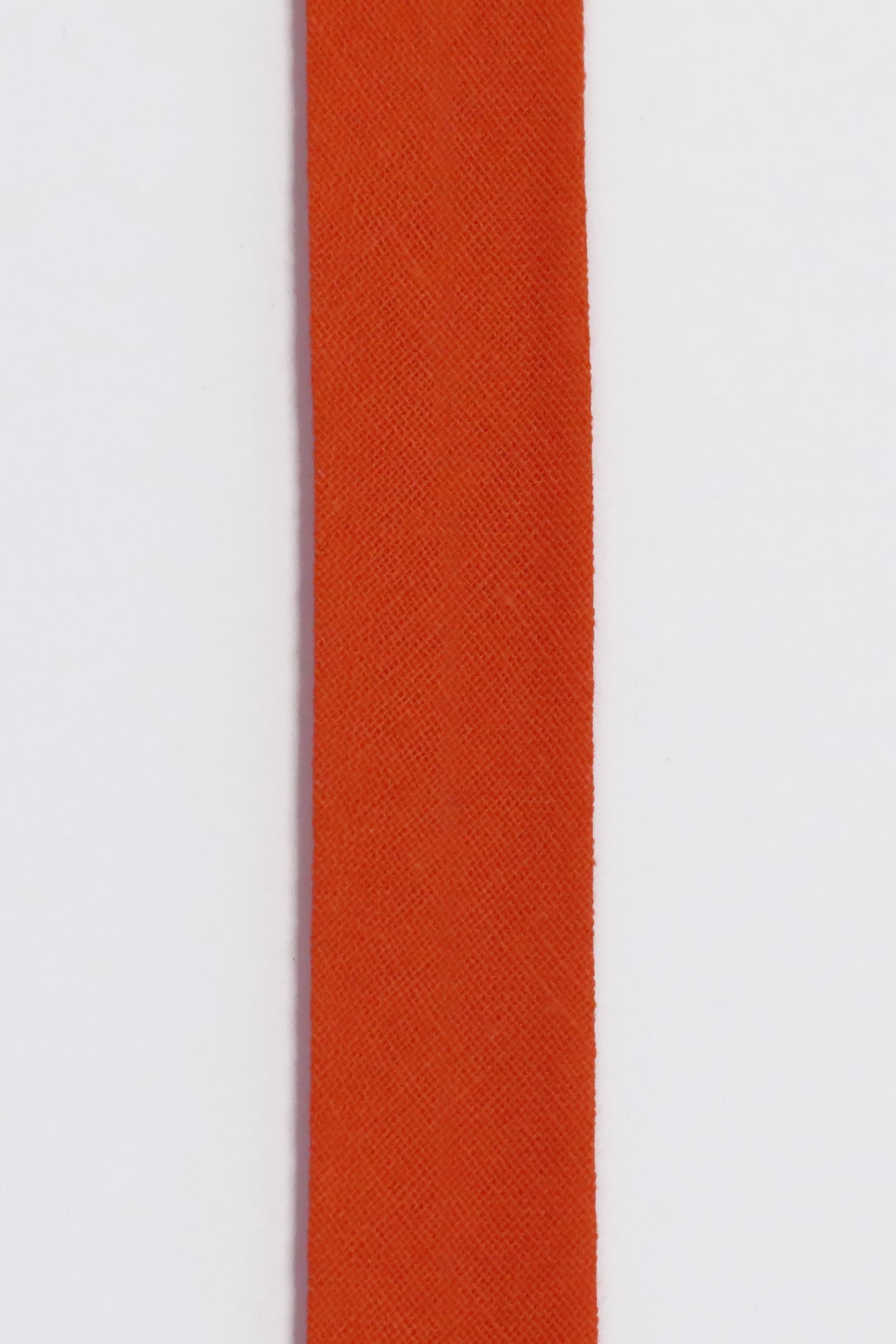 Kantband/Snedslå Bomull 20 mm Bredd Fv 1272 Mörk Orange