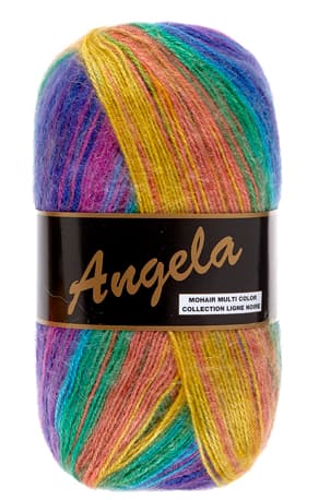 Angela Multicolor Garn med Mohair Lammy Fv 401