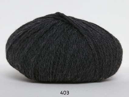 Hjerte Fine Highland Wool - ullgarn - Hjertegarn -  fv 403 Koks Grå