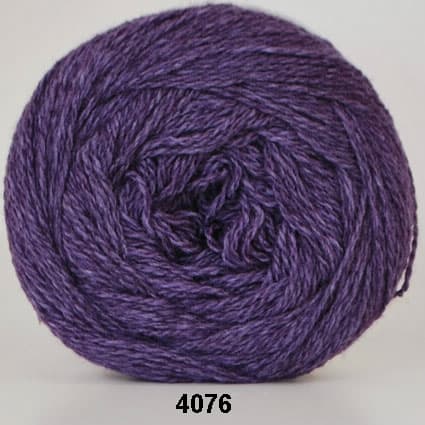 Hjertegarn Organic 350 - fv 4076 Mörk lilla