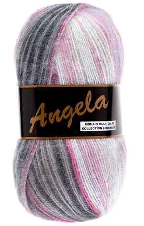 Angela Multicolor Garn med Mohair Lammy Fv 408
